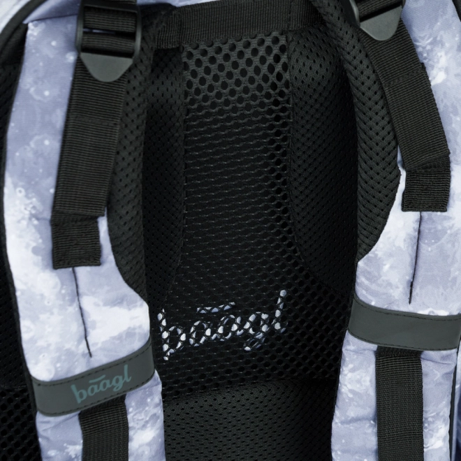 BAAGL Sac à dos scolaire Skate NASA Gris