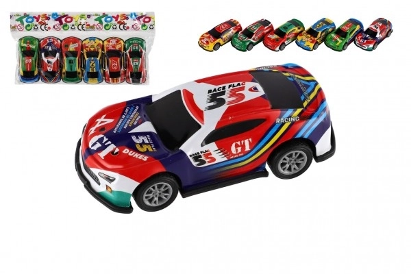 Ensemble de petites voitures de course à remonter