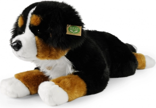 Chien de montagne bernois en peluche couché 61 cm éco-responsable