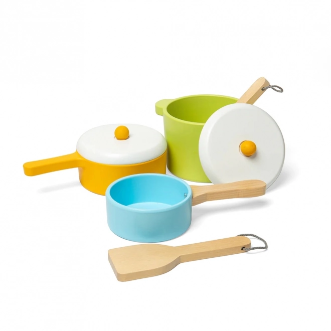 Set de batterie de cuisine pour enfants Bigjigs Toys