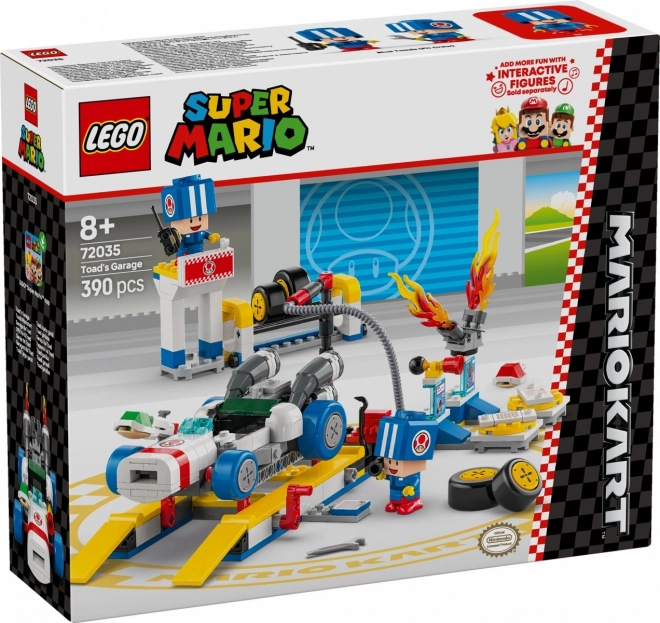 LEGO Super Mario: Mario Kart - Toad et son garage