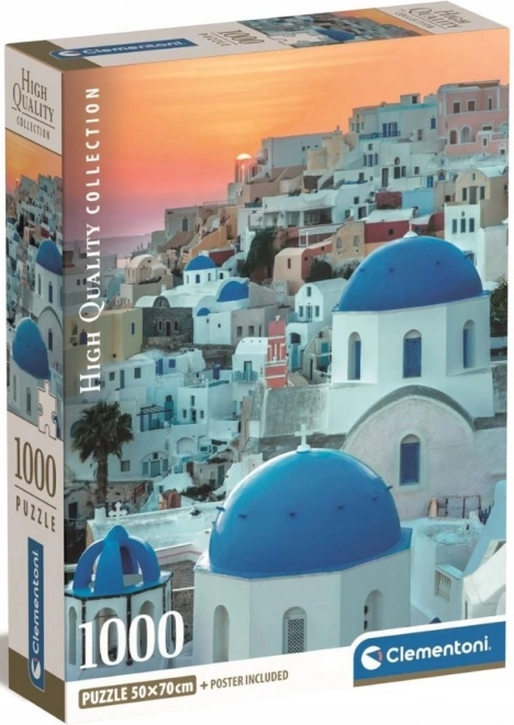 CLEMENTONI Puzzle Santorini 1000 pièces