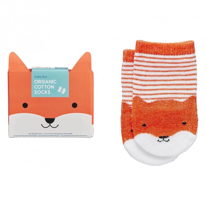 Chaussettes Renard en Coton Bio Petit Collage