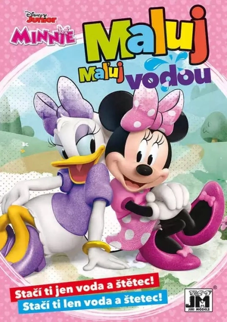 Livre à colorier A5 Peinture à l'eau Minnie