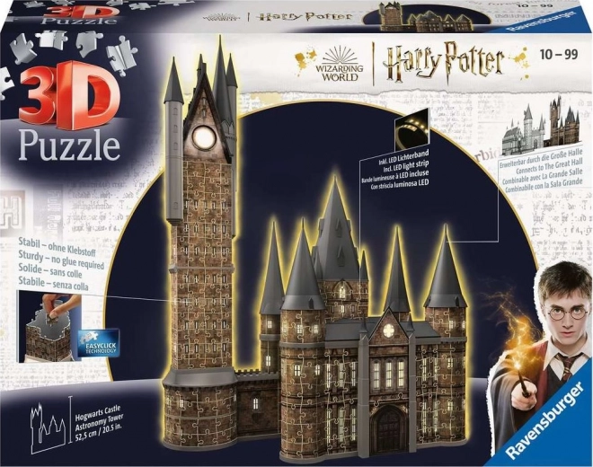 Harry Potter : Château de Poudlard – Tour d’Astronomie (Édition nocturne) 540 pièces