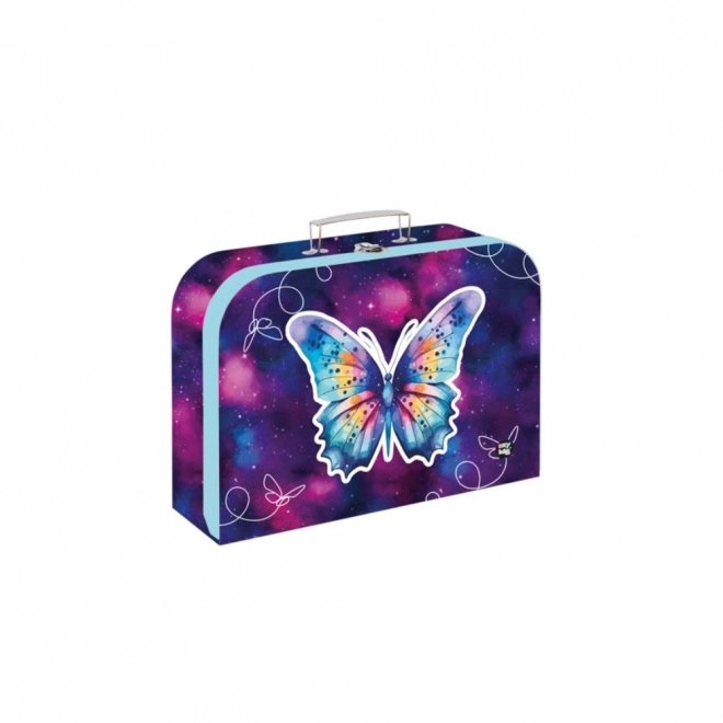 Valisette laminée pour enfants Papillon