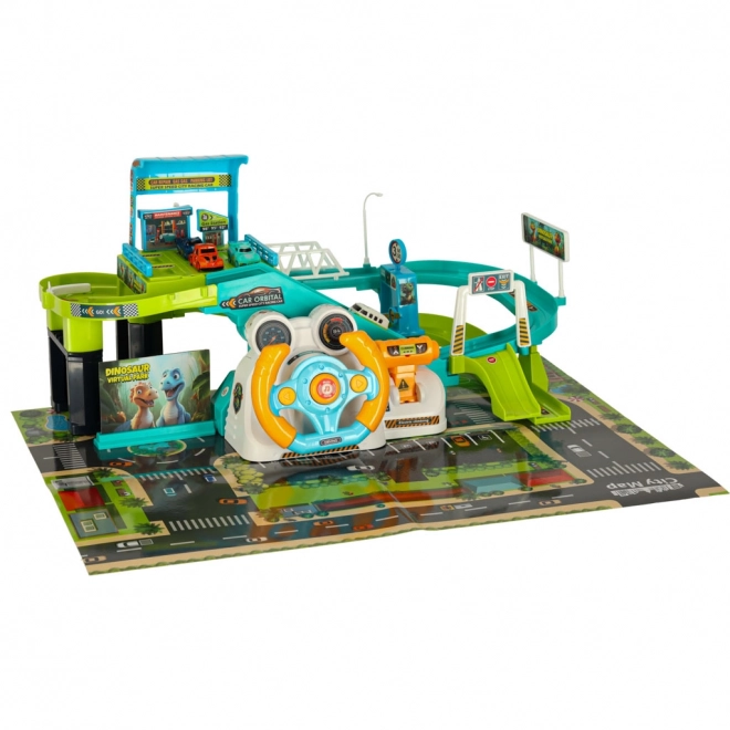Circuit automobile interactif avec volant