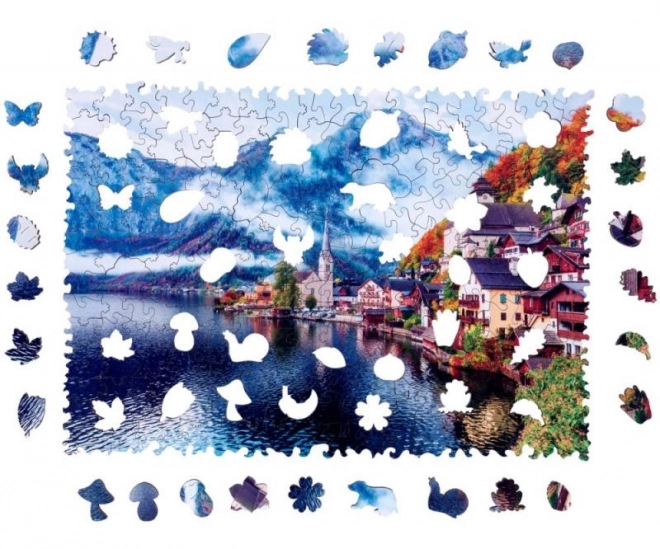 Puzzle en bois Lac de Hallstatt 250 pièces