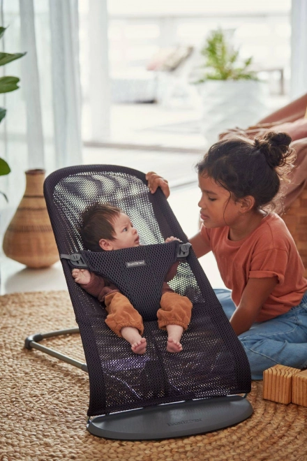 BABYBJÖRN - Transat BLISS MESH - Rose Perle – Anthracite