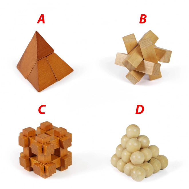 Mini casse-tête en bois