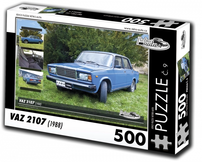 Puzzle Rétro-Autos VAZ 2107 (1988) 500 pièces