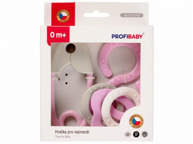 Hochet en forme d'épingle et de huit 2 pièces