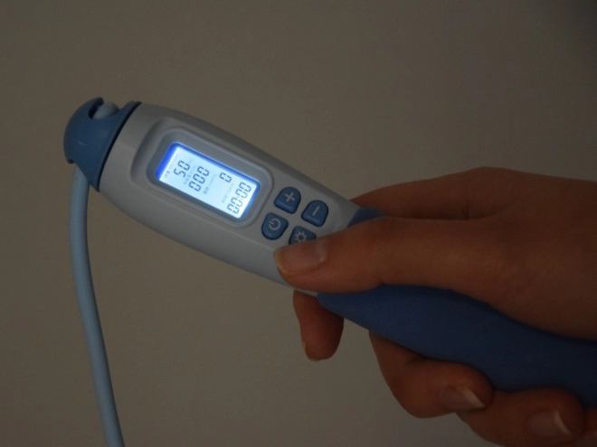 Corde à sauter colorée avec compteur pour enfants