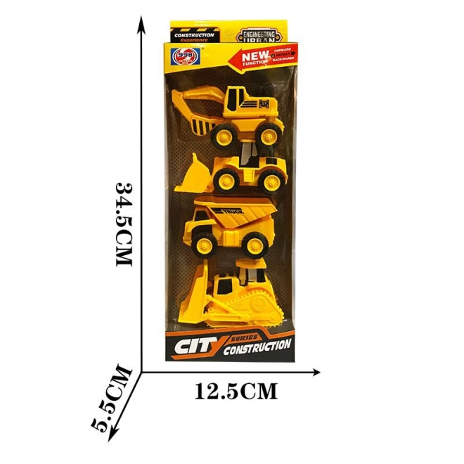 Machines de construction 4pcs