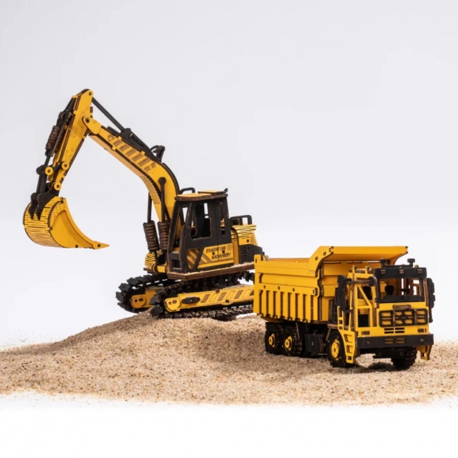 Puzzle 3D en bois RoboTime - Pelle