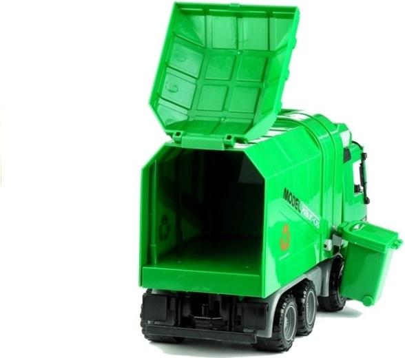 Porte arrière ouvrante et benne basculante