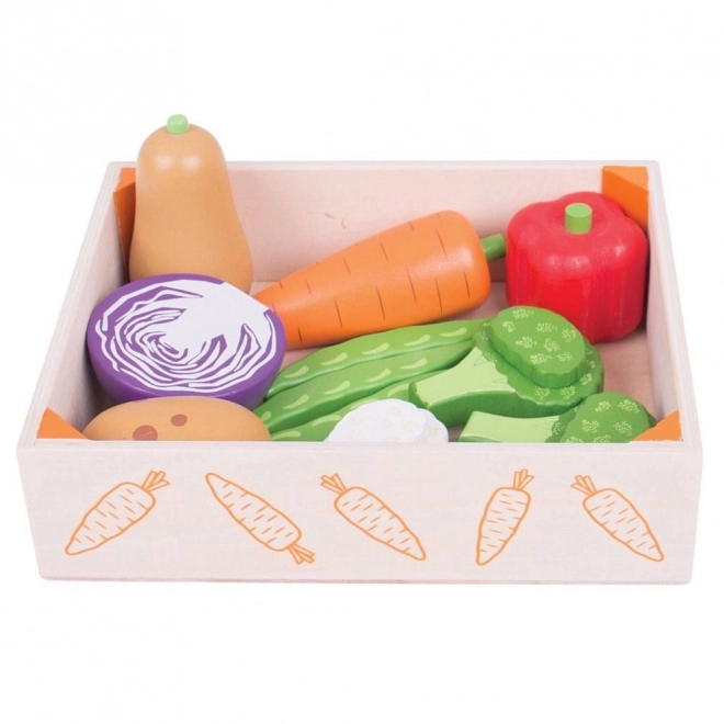Boîte avec Légumes Bigjigs Toys