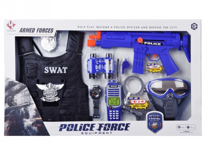 Ensemble de police avec gilet et accessoires