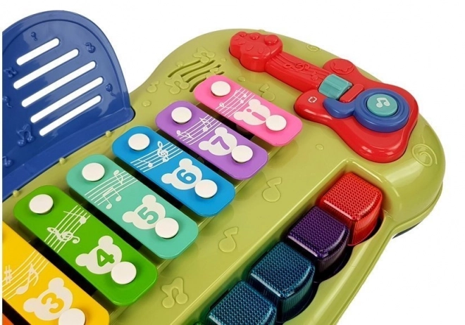 Clavier musical et xylophone pour enfants avec touches lumineuses
