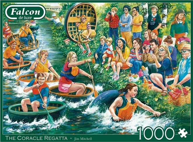 Puzzle FALCON Régate de Coracle 1000 pièces