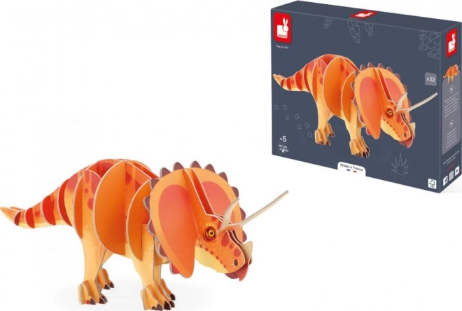 Puzzle 3D Triceratops de Janod