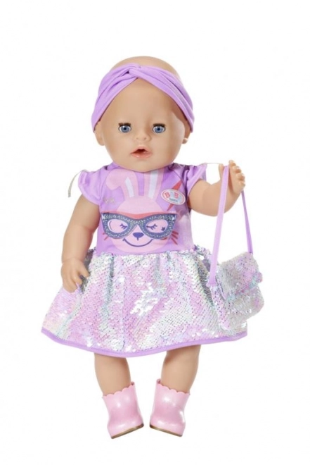 BABY born Ensemble avec robe Deluxe Édition Anniversaire, 43 cm