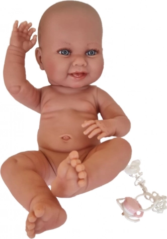Llorens New Born fille – poupée réaliste bébé 40 cm, corps tout vinyle