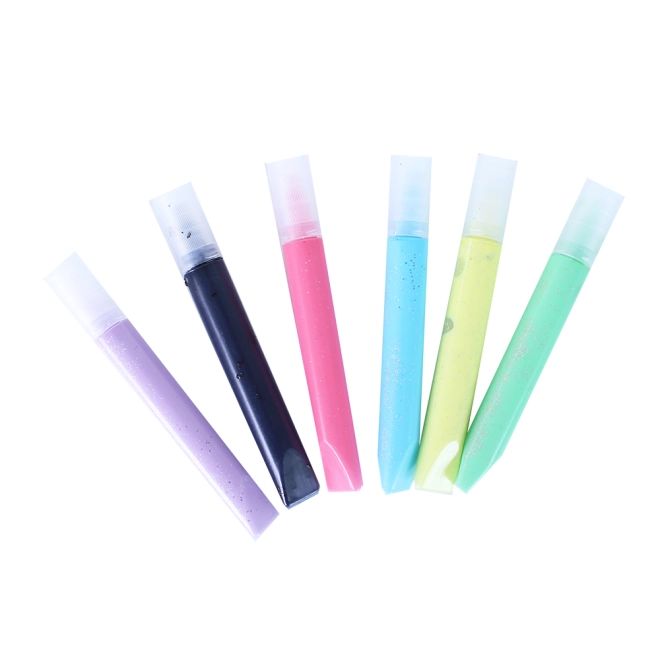 Stylos adhésifs pailletés