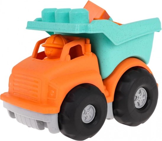 Camion-benne éco avec blocs en bioplastique