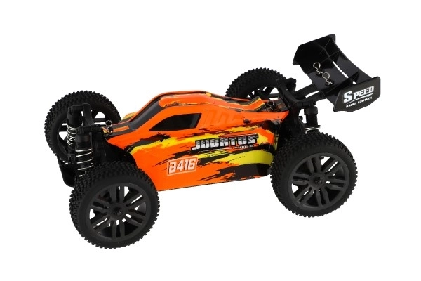 Avtomobil RC Buggy Bonzai Jubatus tout-terrain 30cm plastique 2,4GHz à piles + 2x ensemble supplémentaire dans une boîte 40x14x21 – Orange