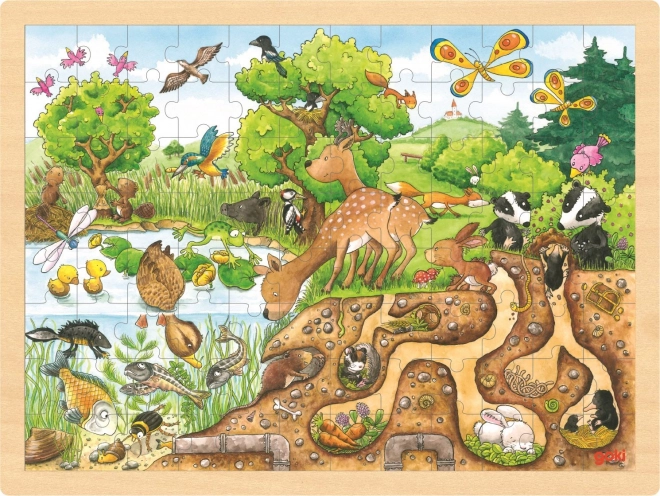 Grand puzzle naturel