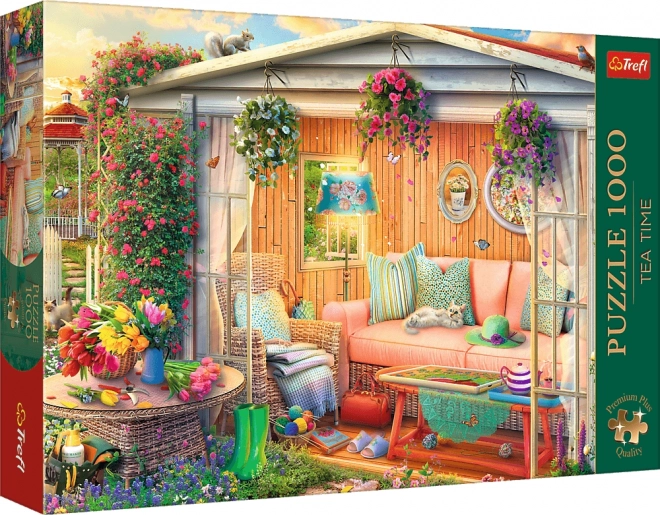 TREFL Puzzle Premium Plus Tea Time : Mon endroit préféré 1000 pièces