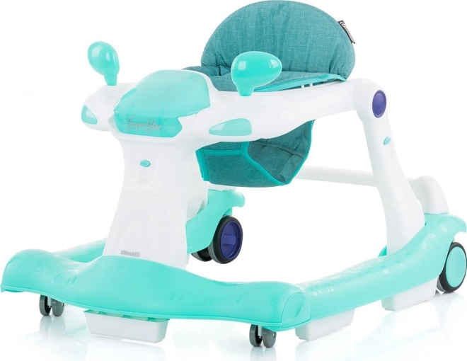 CHIPOLINO Trotteur interactif Super Star 2-en-1 Menthe