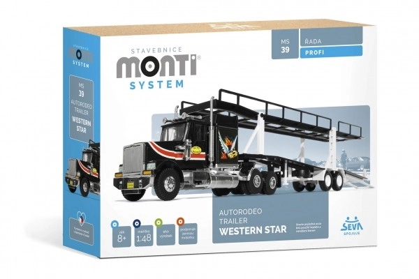 Kit de Construction Monti System Autorodeo Trailer Western Star