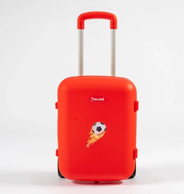 DOLONI Valise de voyage pour enfant - rouge