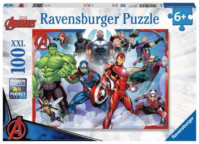 Puzzle Ravenburger enfants Marvel Avengers 100 pièces