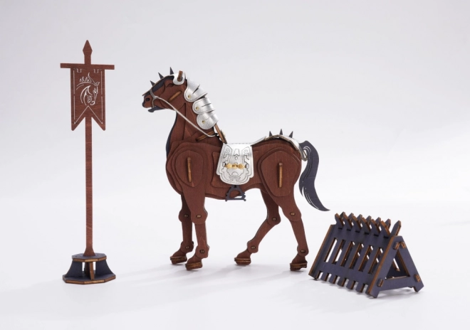 RoboTime Puzzle en Bois Cheval de Guerre