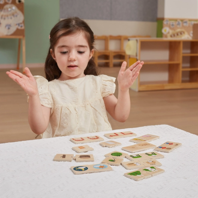 Puzzle en bois avec images d'opposés VIGA