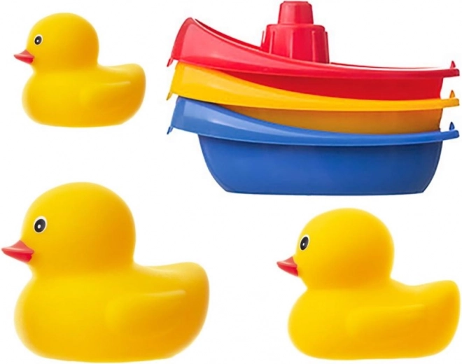 Des bateaux colorés qui s’emboîtent