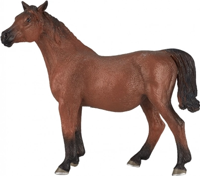 Mojo jument arabe gestante – figurine de cheval réaliste