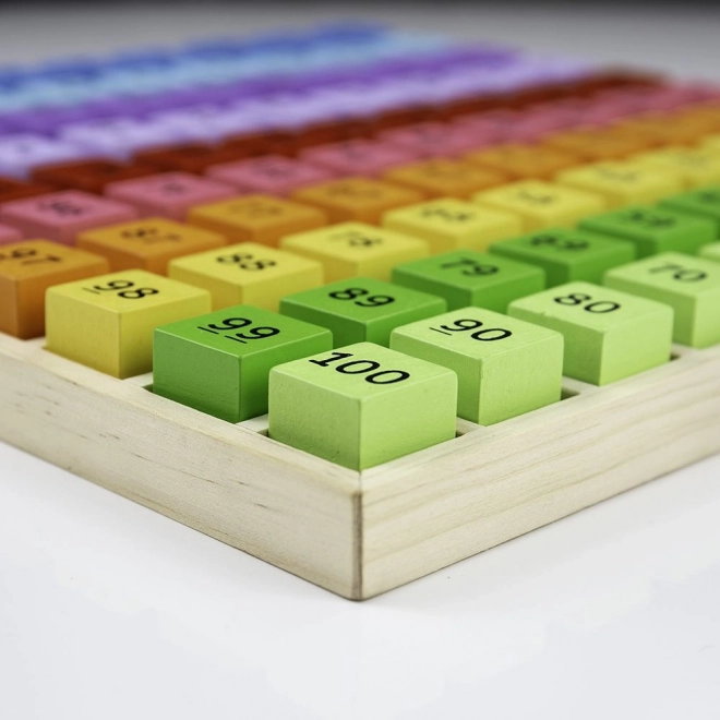 Jouet éducatif Bigjigs Toys – Chiffres en bois dans un plateau