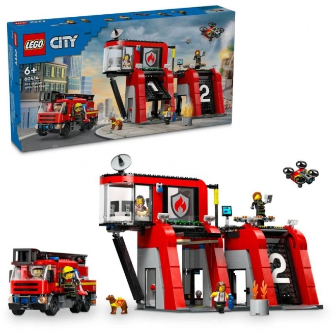 LEGO® City 60414 Station de pompiers avec camion de pompier