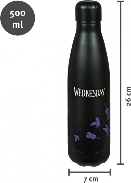 Thermos 500 ml avec motif Wednesday