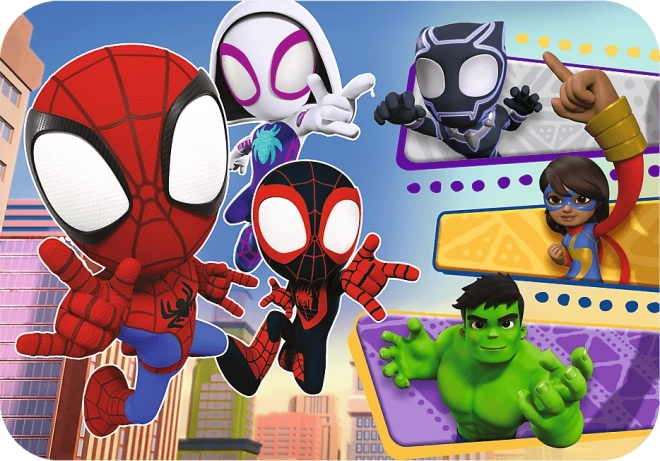 Puzzle en bois TREFL Spidey et ses incroyables amis 24 pièces
