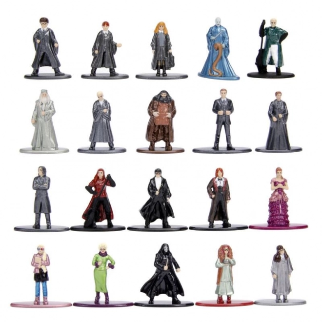 Figurines nano métalliques à collectionner Harry Potter 20 pcs