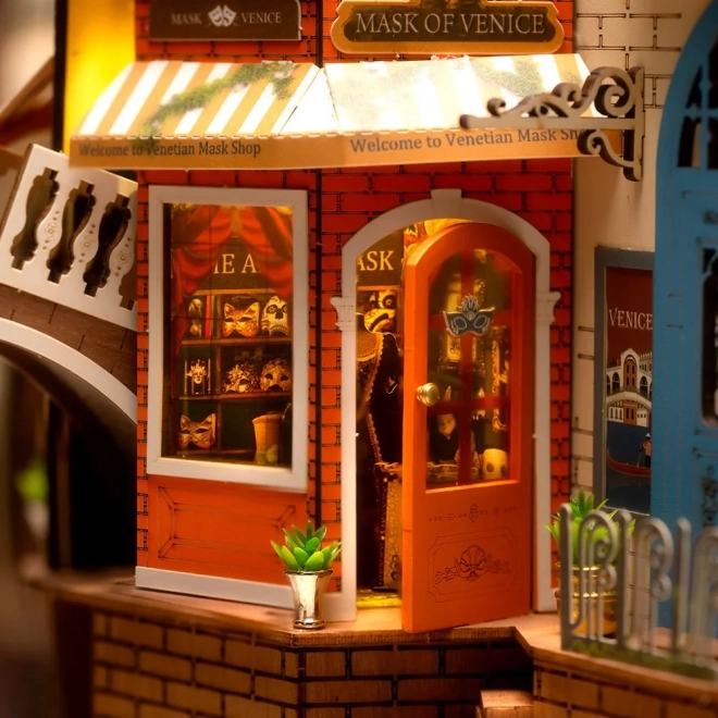 RoboTime Puzzle 3D Arrêt-Livre Romantique Venise