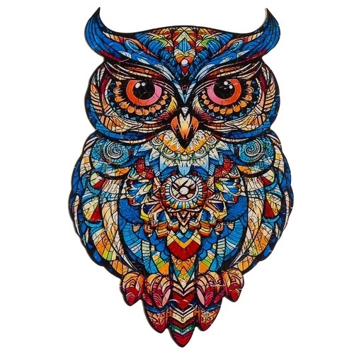 Puzzle en bois chouette Kruzzel