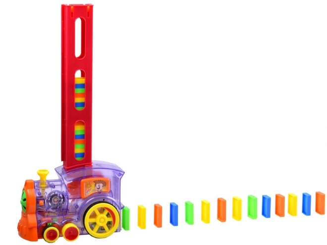 Domino locomotive ensemble de construction