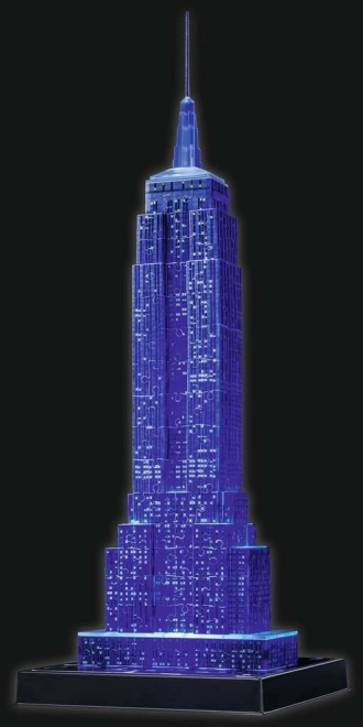 RAVENSBURGER Puzzle 3D Lumineux Édition Nocturne Empire State Building 216 pièces