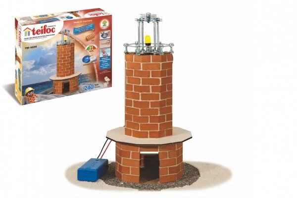 Kit de construction Teifoc Phare avec lumière